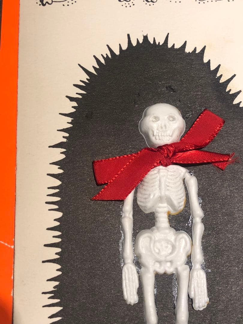 ビンテージ　スカル　髑髏　骸骨　モンスター　ハロウィン　ミッドセンチュリー