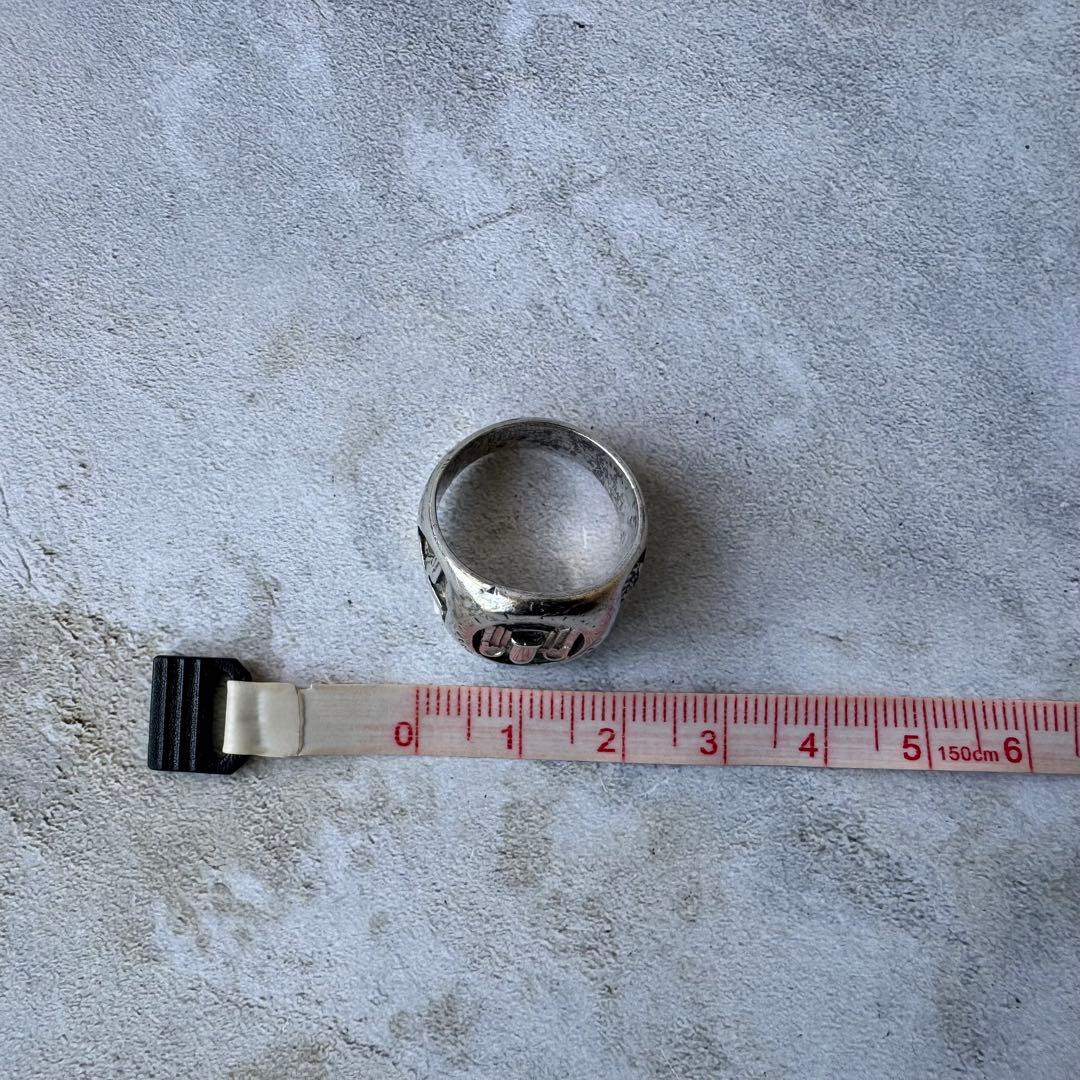 ヴィンテージ オールドイングリッシュリング シルバー925 11号 USA製