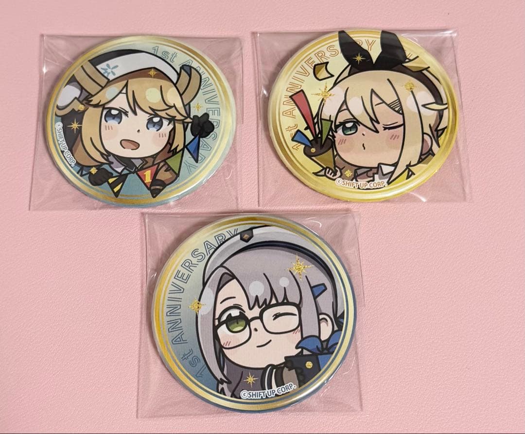 NIKKE 1st Anniversary 缶バッジ セット売り - メルカリ