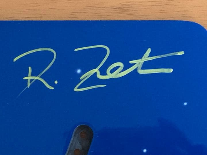 実使用 直筆サイン入り BAR 01 翼端板 J.ヴィルヌーヴ R.ゾンタ