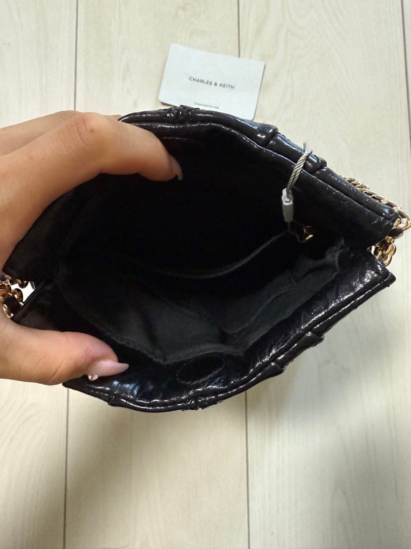 CHARLES&KEITH Duoドゥオ チェーンハンドルツーウェイバックパック