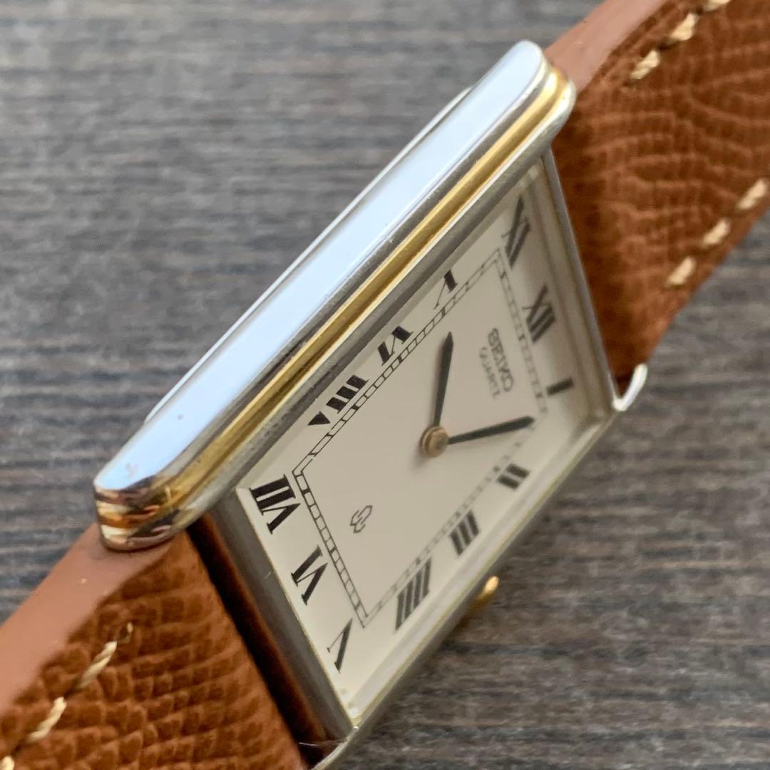 Vintage seiko tank セイコー　タンク　腕時計　メンズ　シャリオ