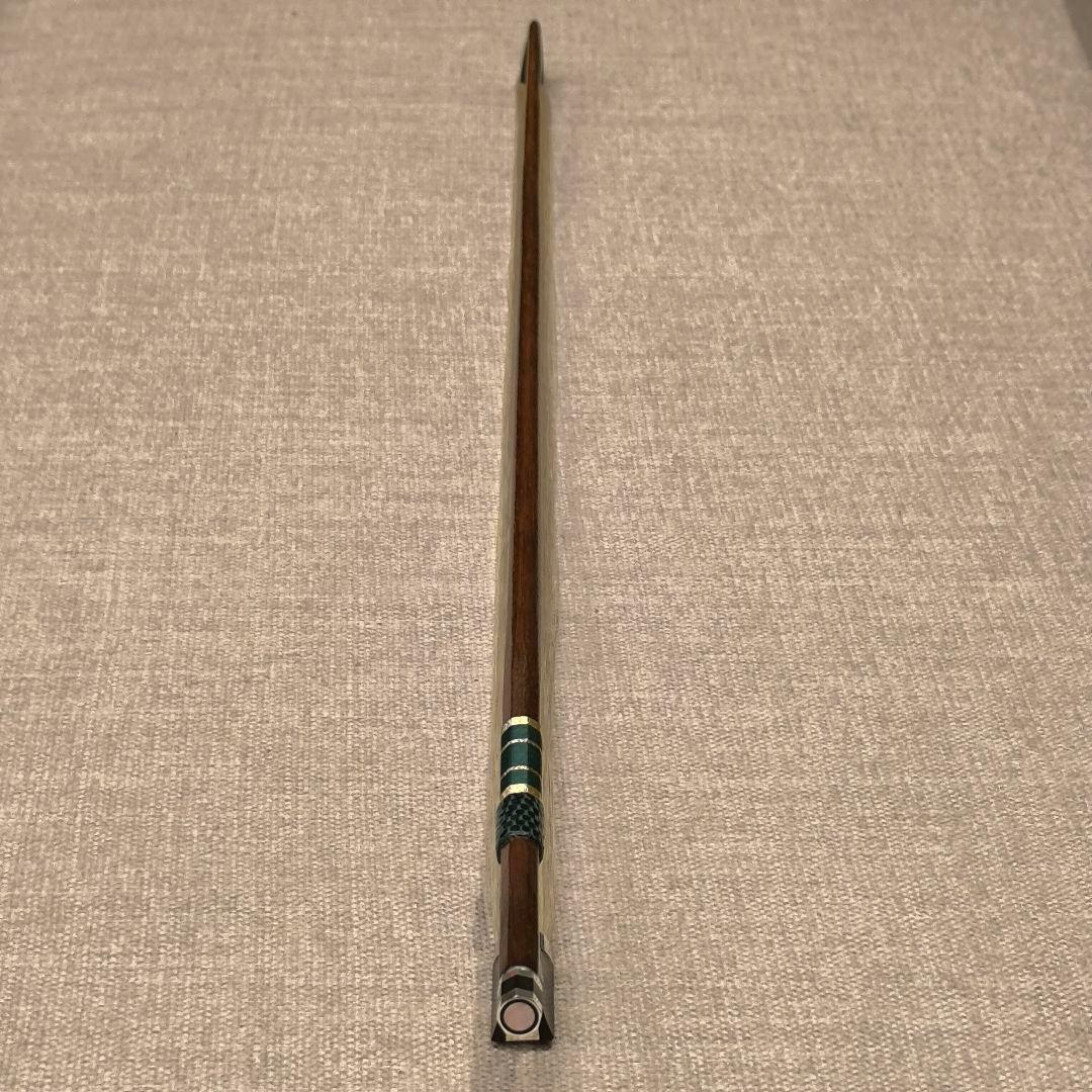 オールド】フランス製 バイオリン弓 4/4 銀黒檀 修復済み