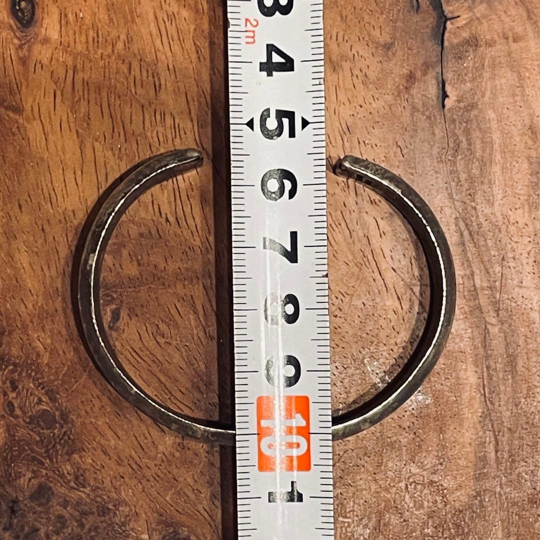 フランシス·ビゲイ作 シルバー バングル ナバホ インディアンジュエリー