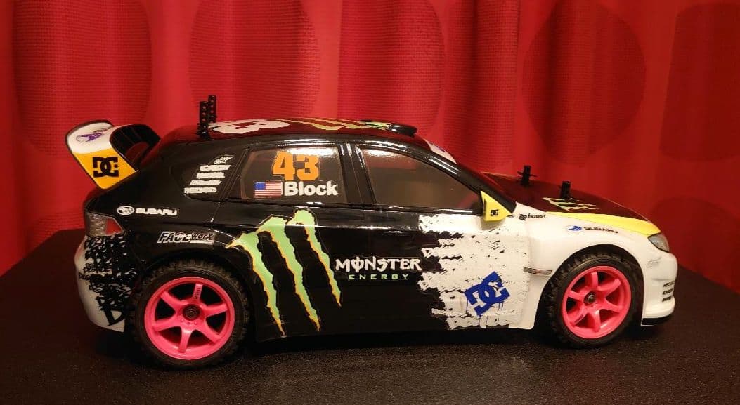ケン・ブロック インプレッサ レア TAMIYA df03 シャシー付き