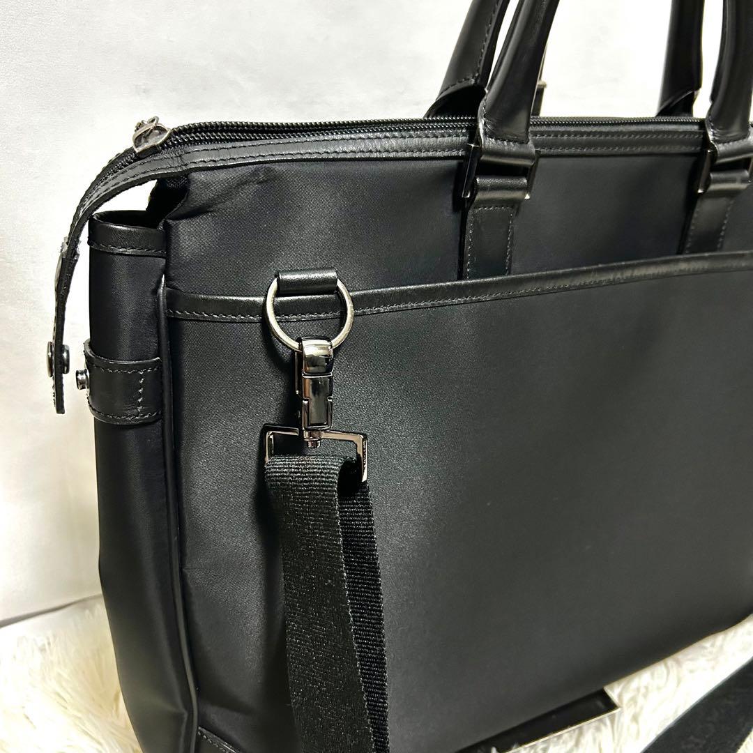 未使用級　バーバリーブラックレーベル　ブリーフケース　2way ショルダーバッグ