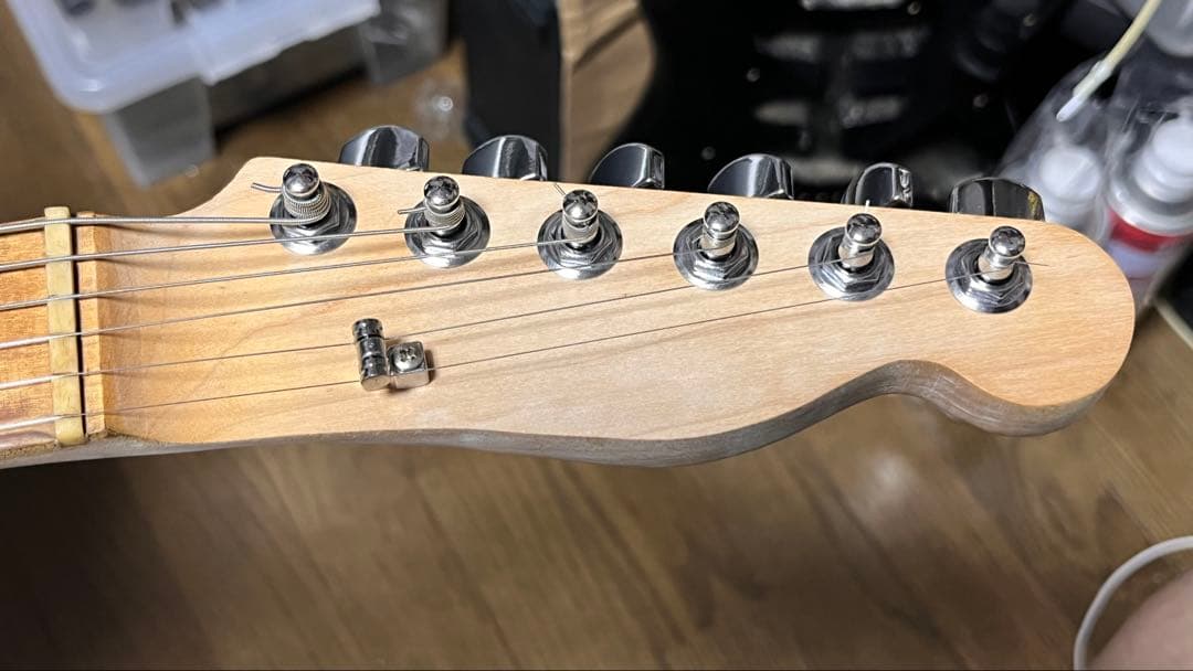 ジャンク！メイビス・ショートスケール・ストラト！加工あり。ハード