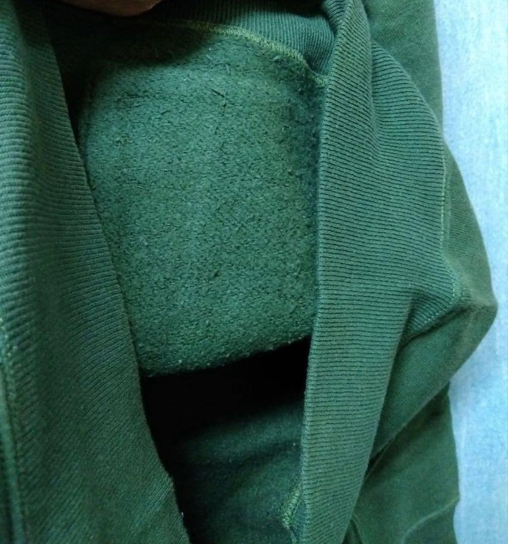 ウエアハウス 453 セパレート ポケット フーディー グリーン 40