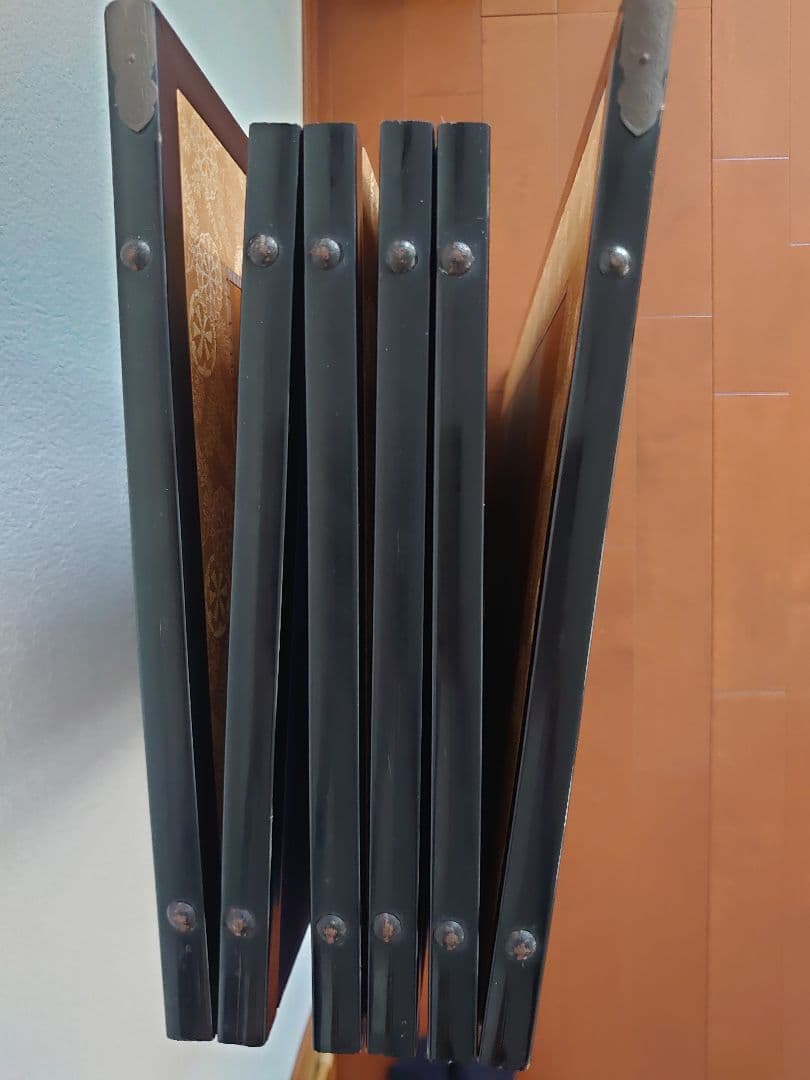 明正天皇　御即位行幸図六曲屏風　狩野探幽　複製画（デジタル工芸印刷）