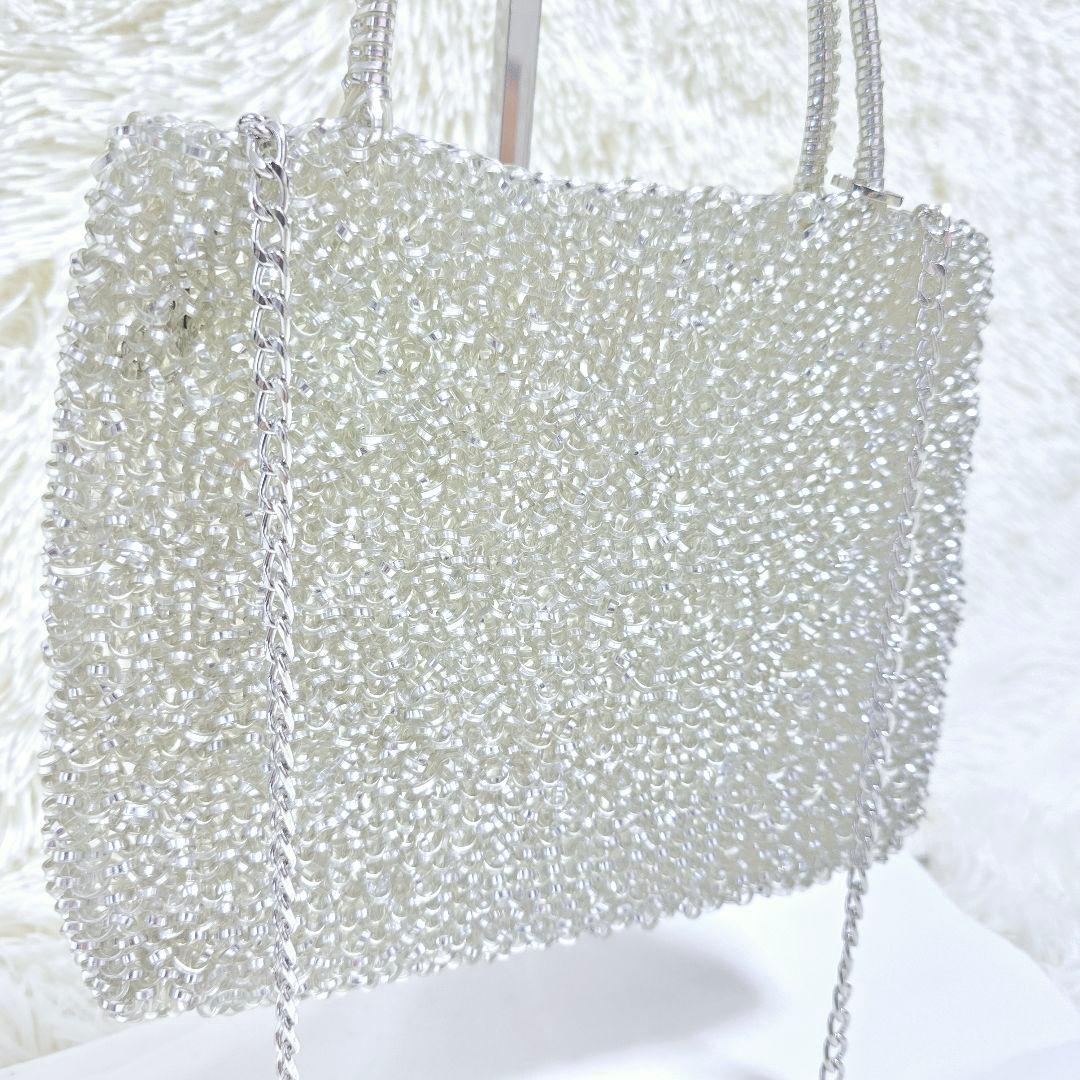 美品✨人気色シルバー✨アンテプリマ スクエア ミディアム シルバー