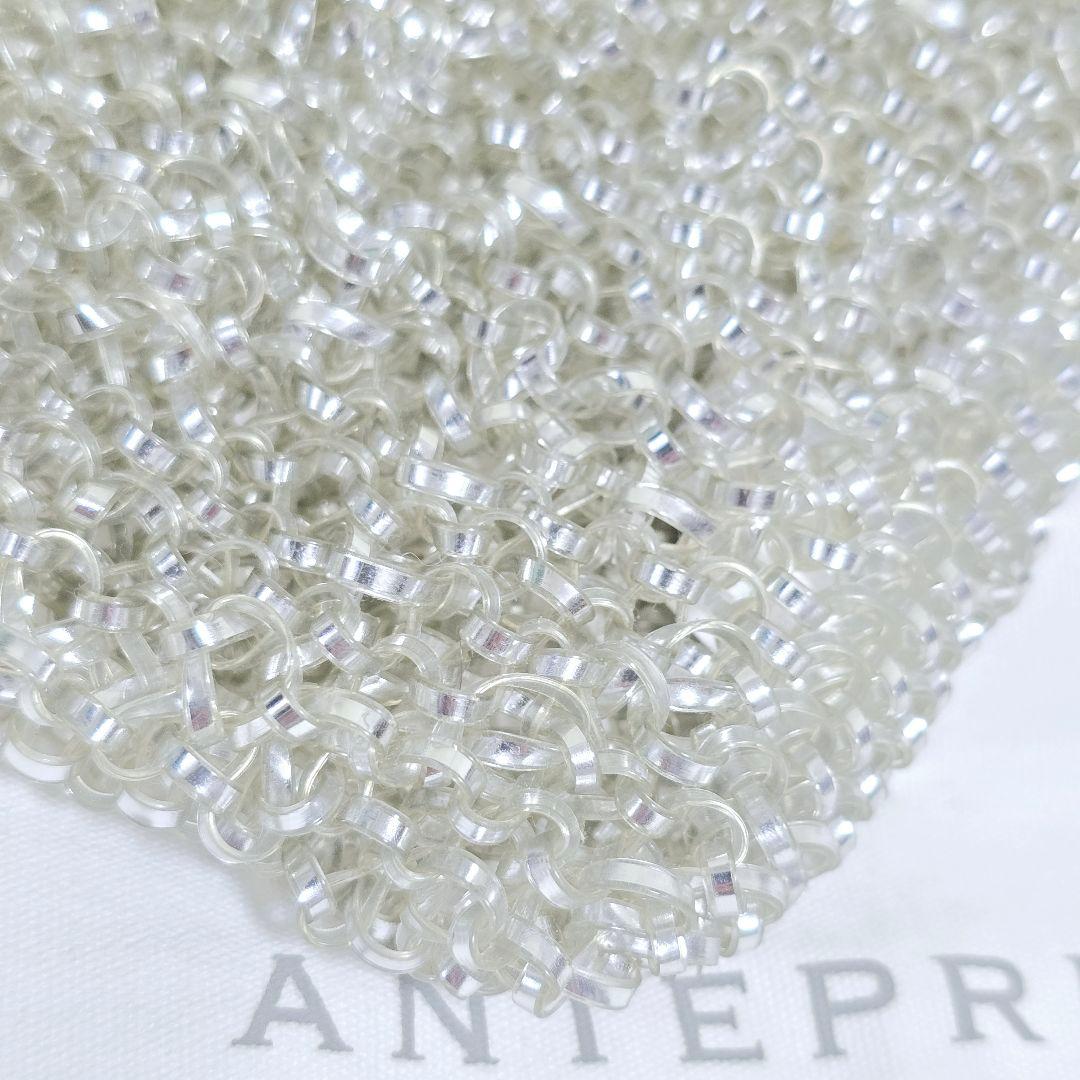 美品✨人気色シルバー✨アンテプリマ スクエア ミディアム シルバー