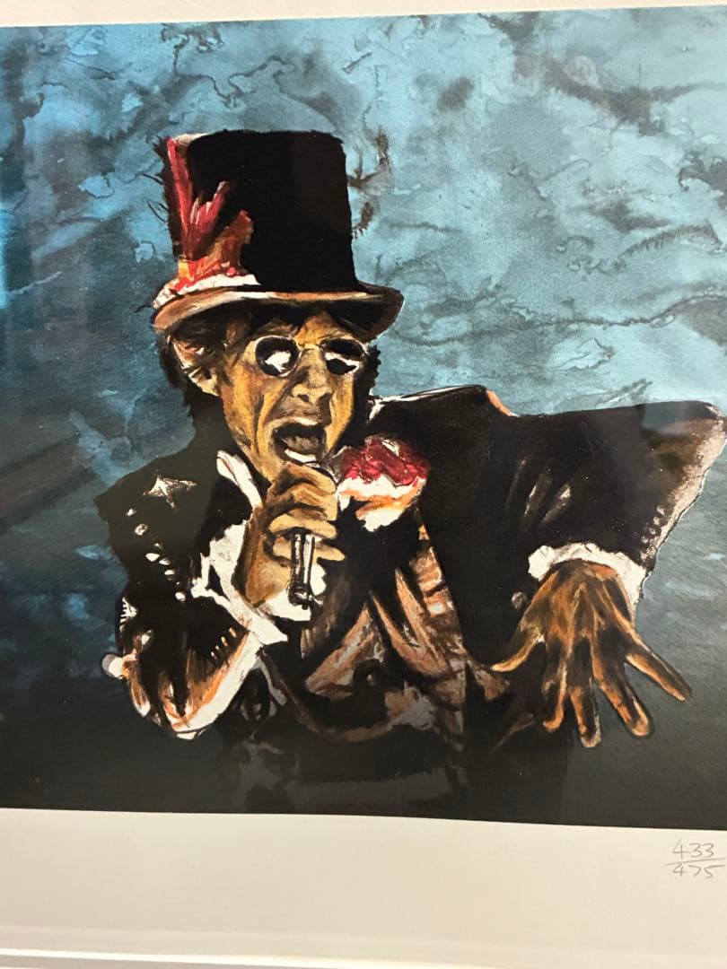 ザ·ローリングストーンズ リトグラフ ロンウッド作 - メルカリ