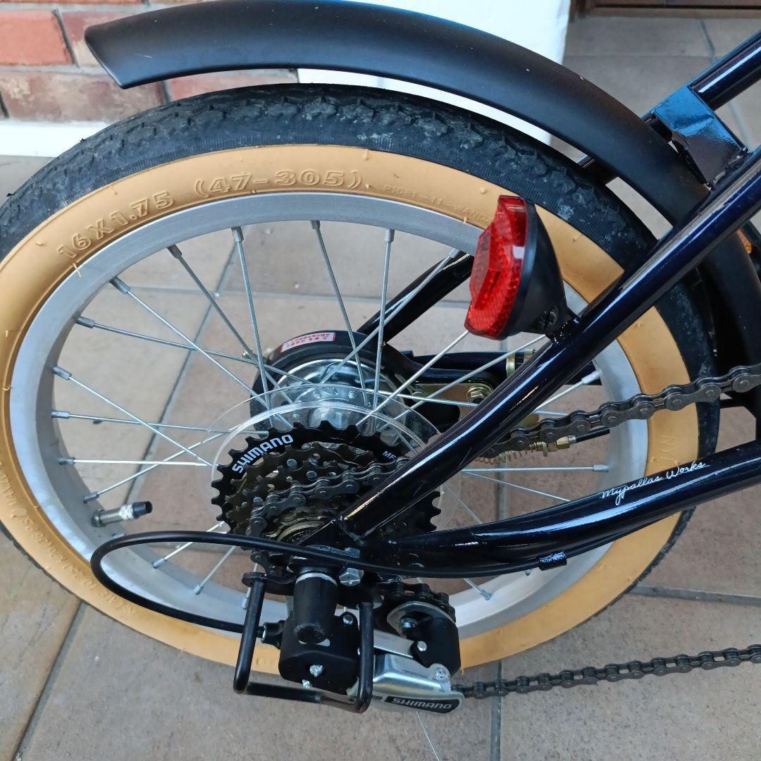 １６インチ折り畳み自転車シマノ6段変速