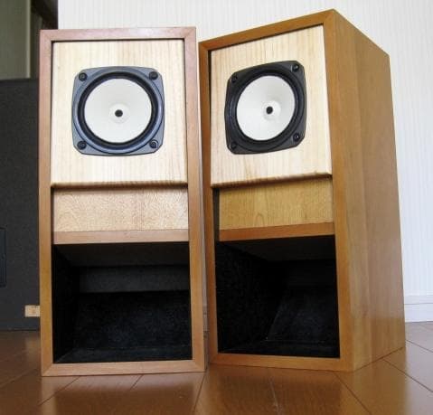 FOSTEX 　フルレンジスピーカー　自作　ペア FOSTEX FE208NS 20cm フルレンジスピーカー 自作箱付き ペア