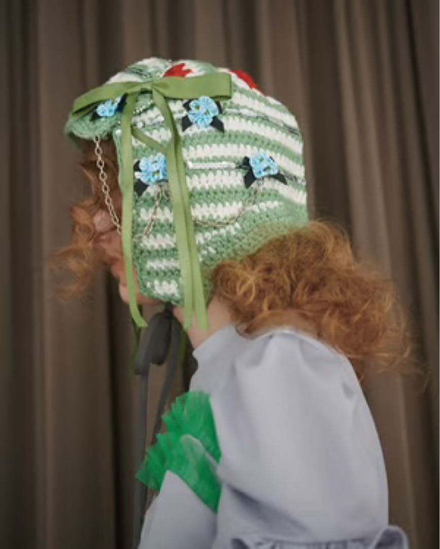 oldhoney】【24/aw】ニット帽/フライトキャップ