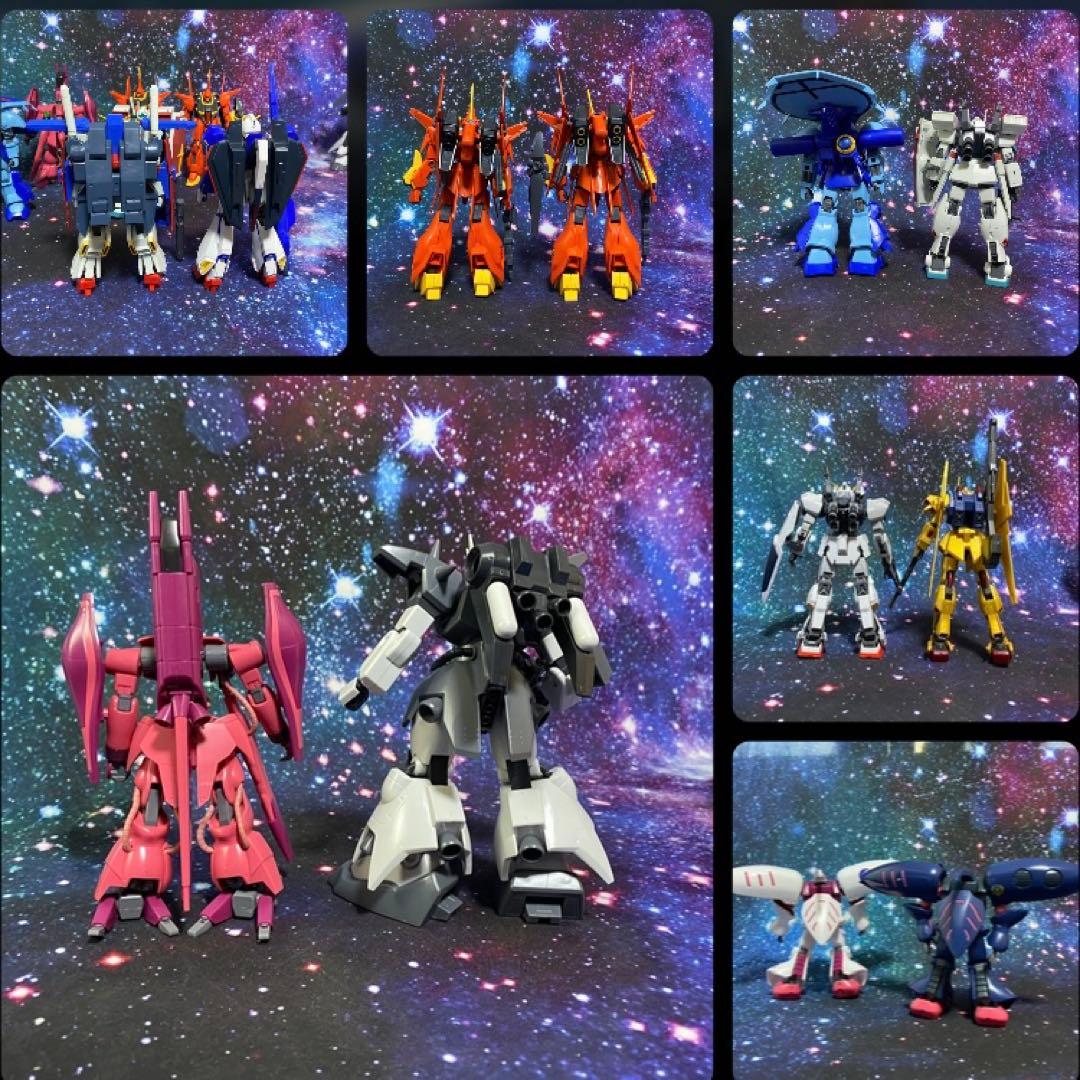 GUNPLA 1/144 HG ZZガンダム バウ キュベレイ ザクIII ジム