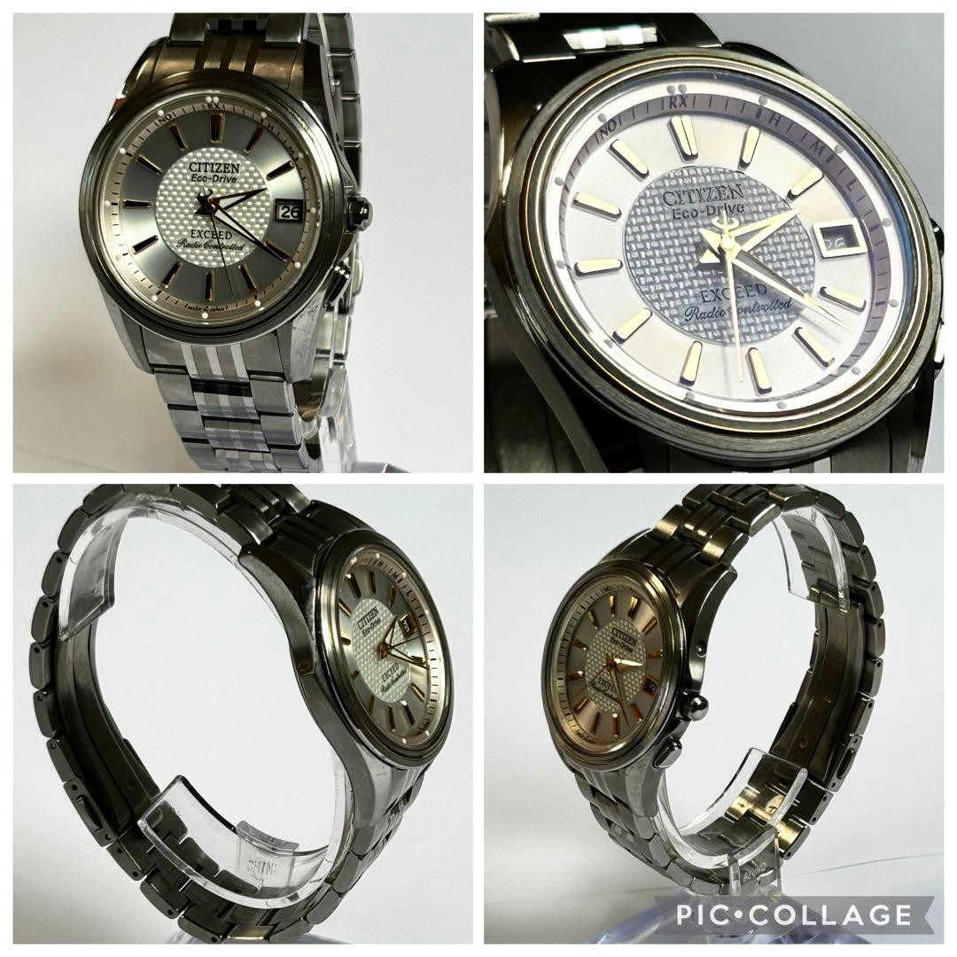 美品/稼働】CITIZEN エコドライブ EXCEED H111-T011381