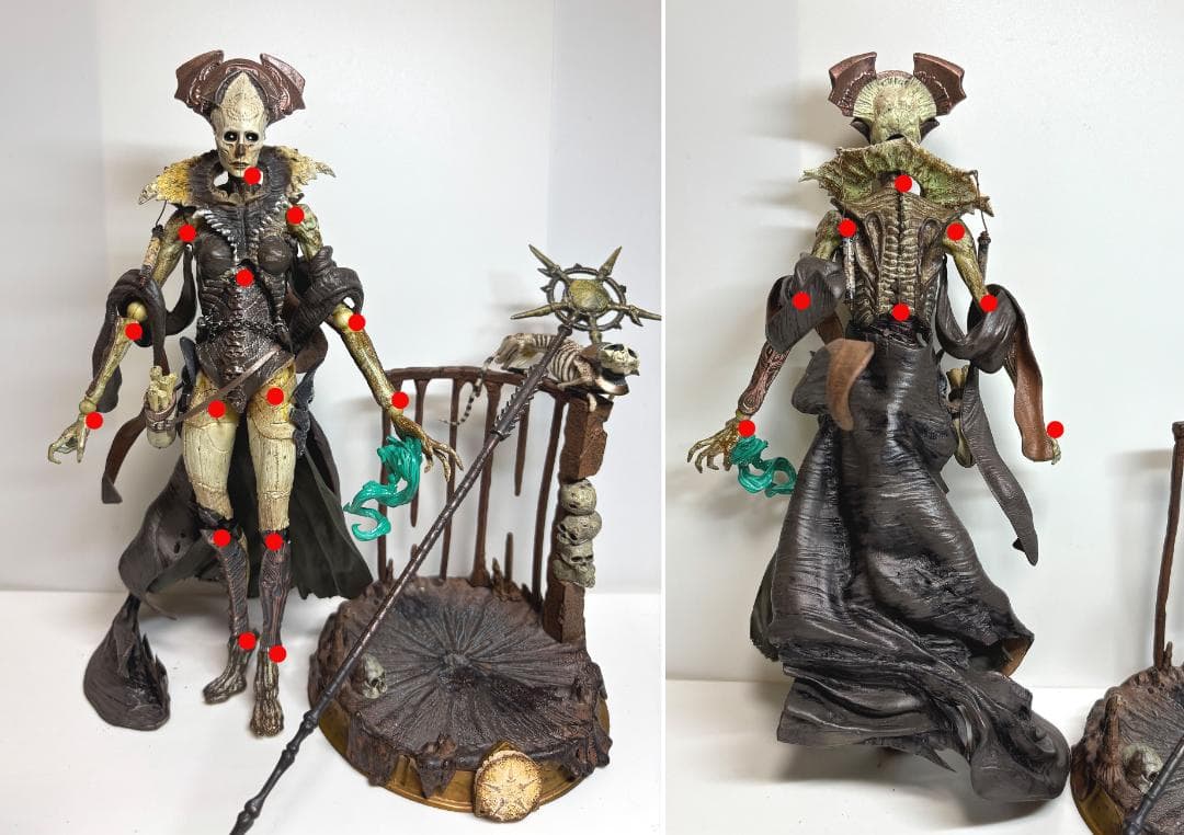 可動改造) Sideshow 『コート・オブ・ザ・デッド』クシィオール