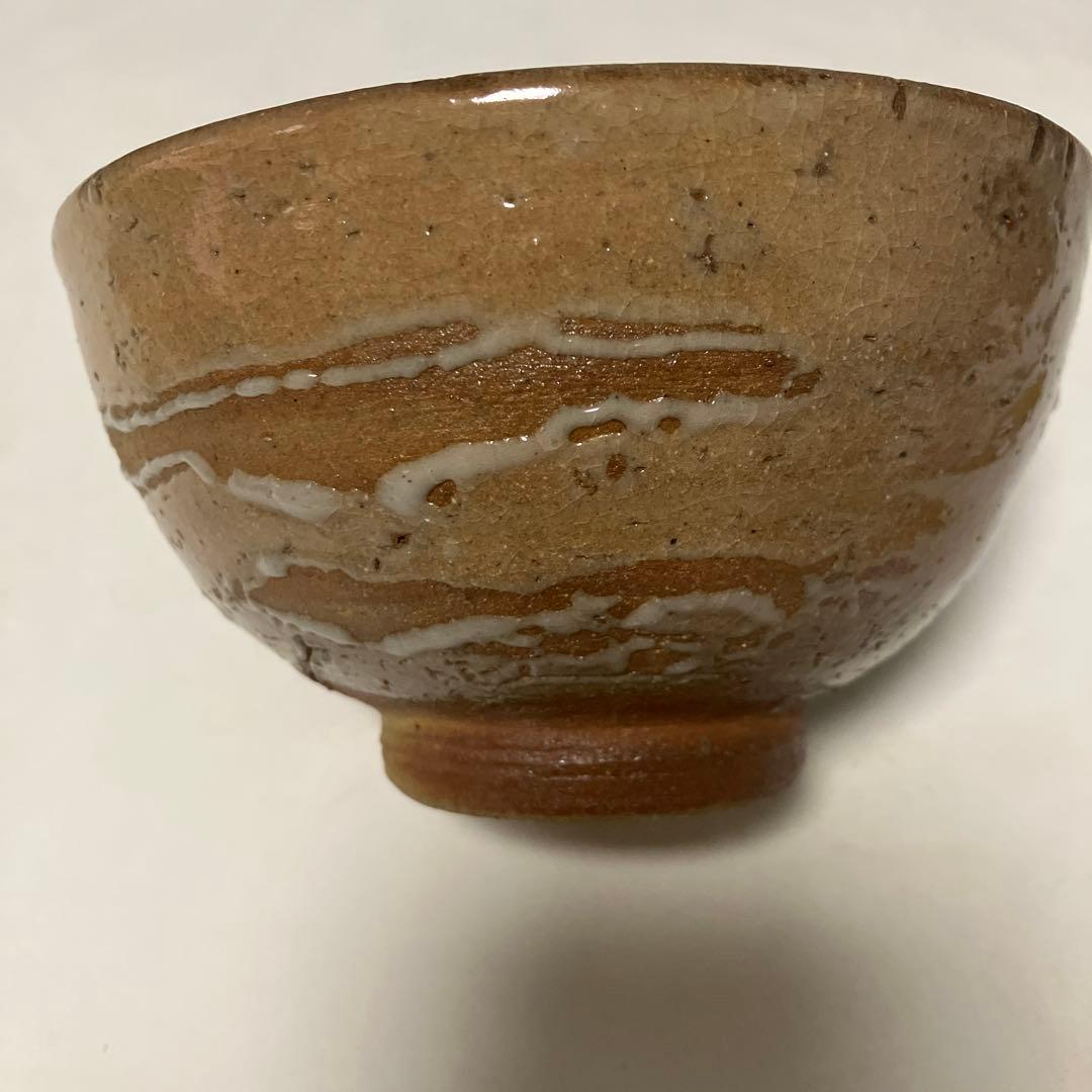 a660 茶碗紀州焼二葉葵葵窯木箱入寒川栖豊茶道 紀州焼葵窯 寒川栖豊