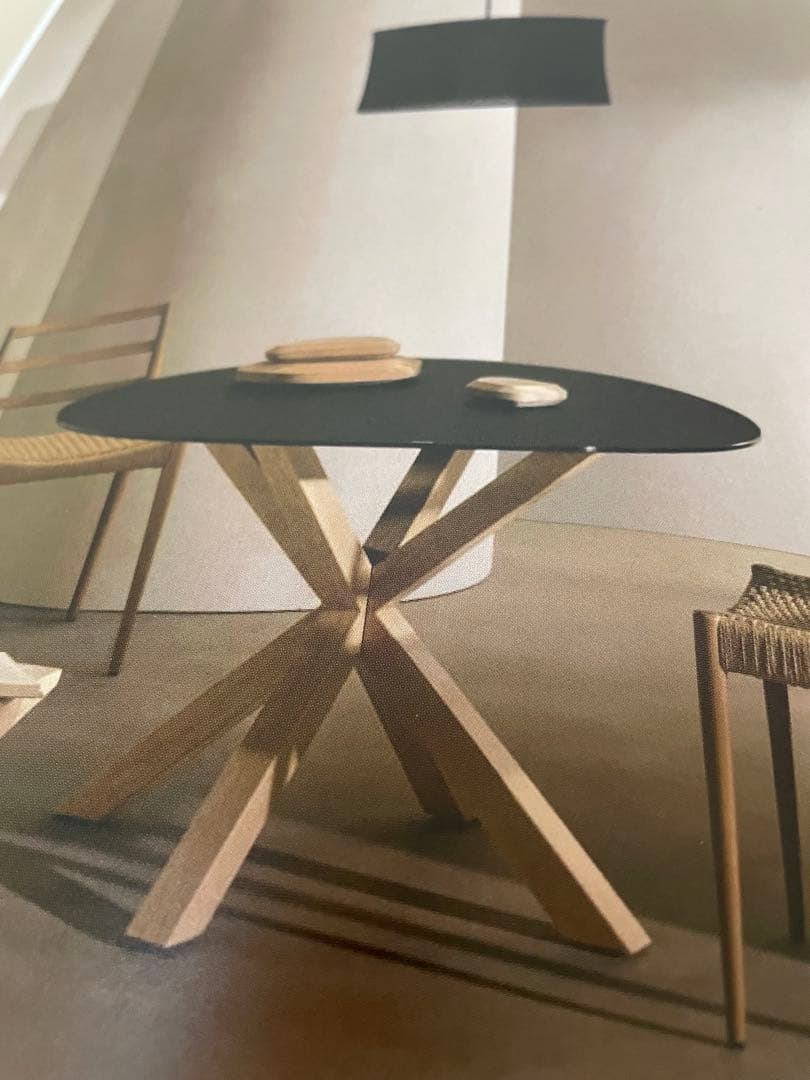 美品 LaForma ダイニングテーブル 120cm