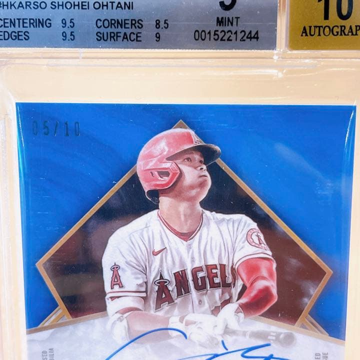 大谷翔平直筆サイン TOPPS Luminaries 10枚限定 BGS鑑定