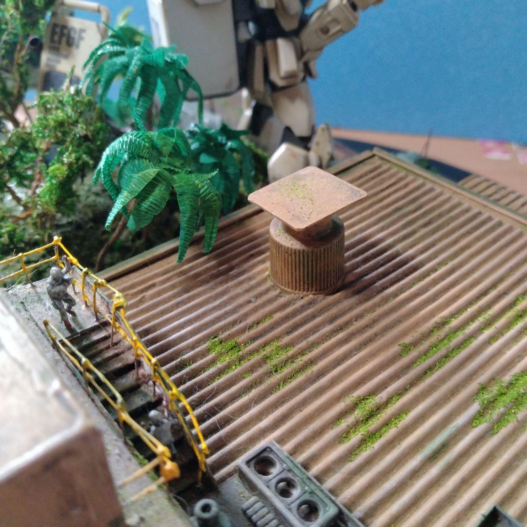 「危険地帯」ガンプラ完成品ジオラマ