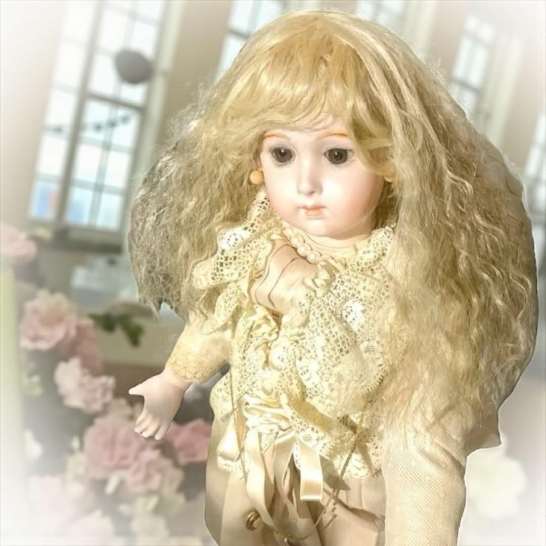 全てオリジナル JUMEAU ロングフェイス ジュモー ビスクドール ロング