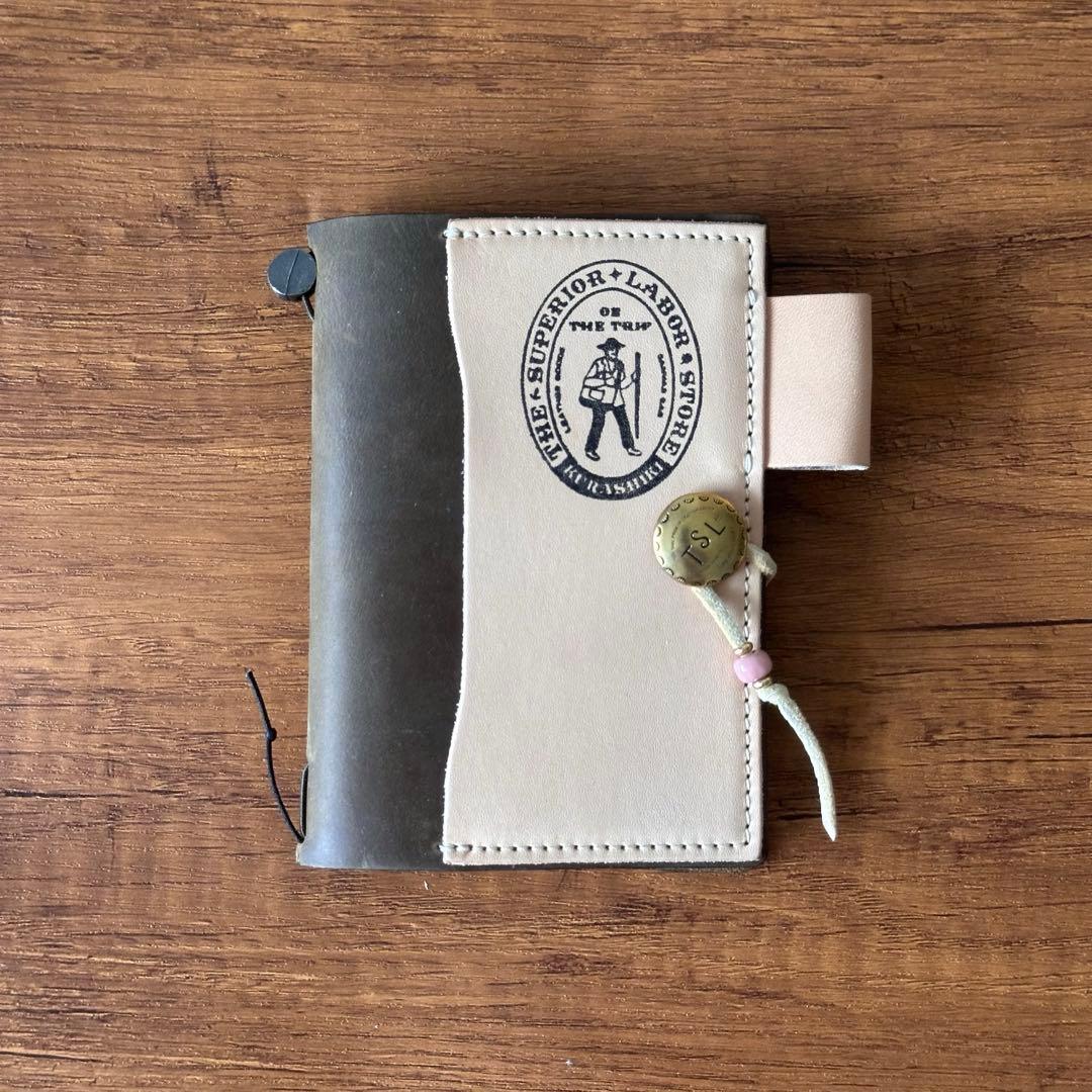 トラベラーズノート TSL倉敷カスタマイズパスポートサイズKURASHIKI