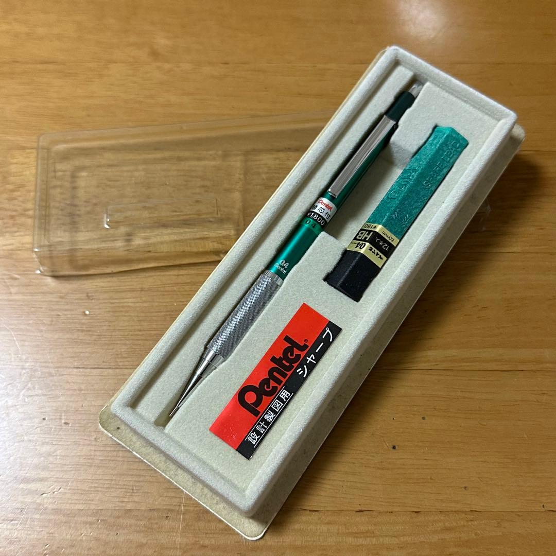 新品 廃盤 ぺんてる PG1804 グラフペンシル シャーペン 0.4 初期型