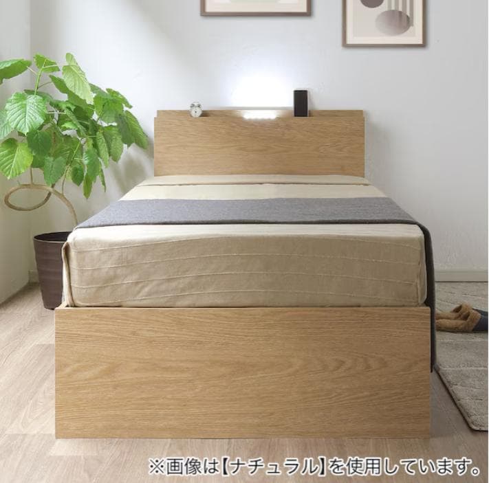 ＊Pavlinaさん専用＊　チェストベッドフレーム(WH)シングル