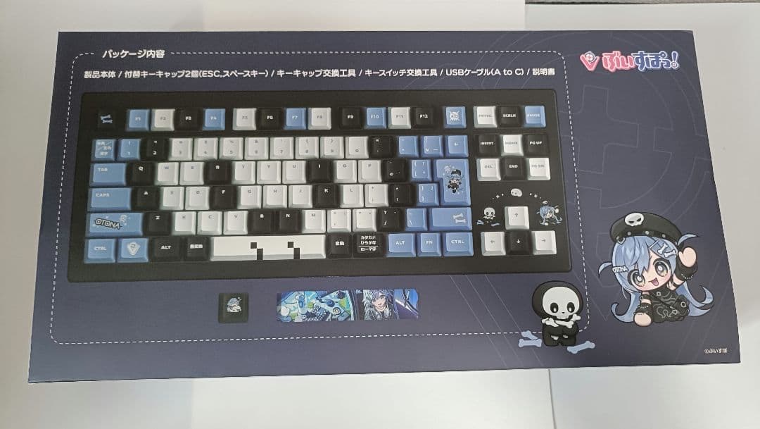 Vspo Gear 夜乃クロム ゲーミング キーボード ぶいすぽっ！ ぶいすぽっ