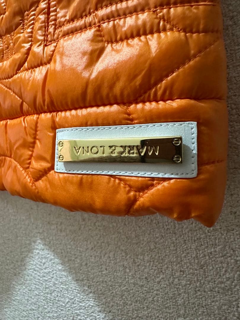 【MARK＆LONA】スカル模様キルティングスカート　S ゴルフウェア　美品