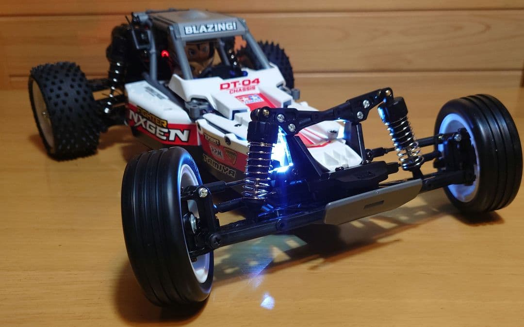 タミヤファイターネクスジェンLEDライト付＆プロポ＆バッテリー充電器