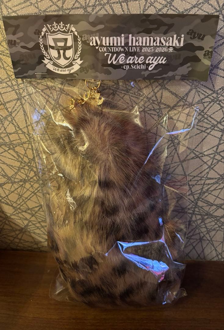 浜崎あゆみカウンドダウン グッズテールチャーム豹柄 ayumi hamasaki