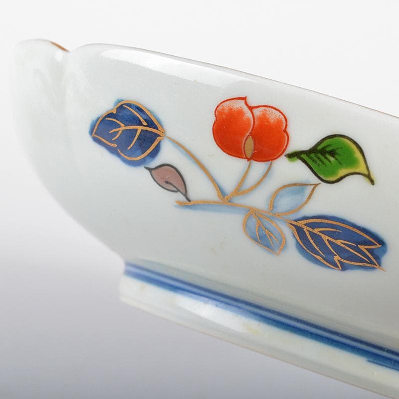 有田焼　日肥其泉作　極錦金彩古伊万里　銘々皿揃　五客　共箱　D　R5384