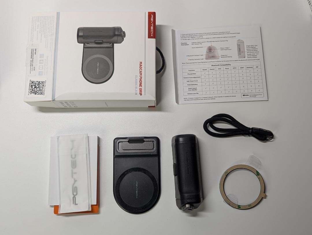 【美品】PGYTECH MagCam Phone Gripとフィルライトセット