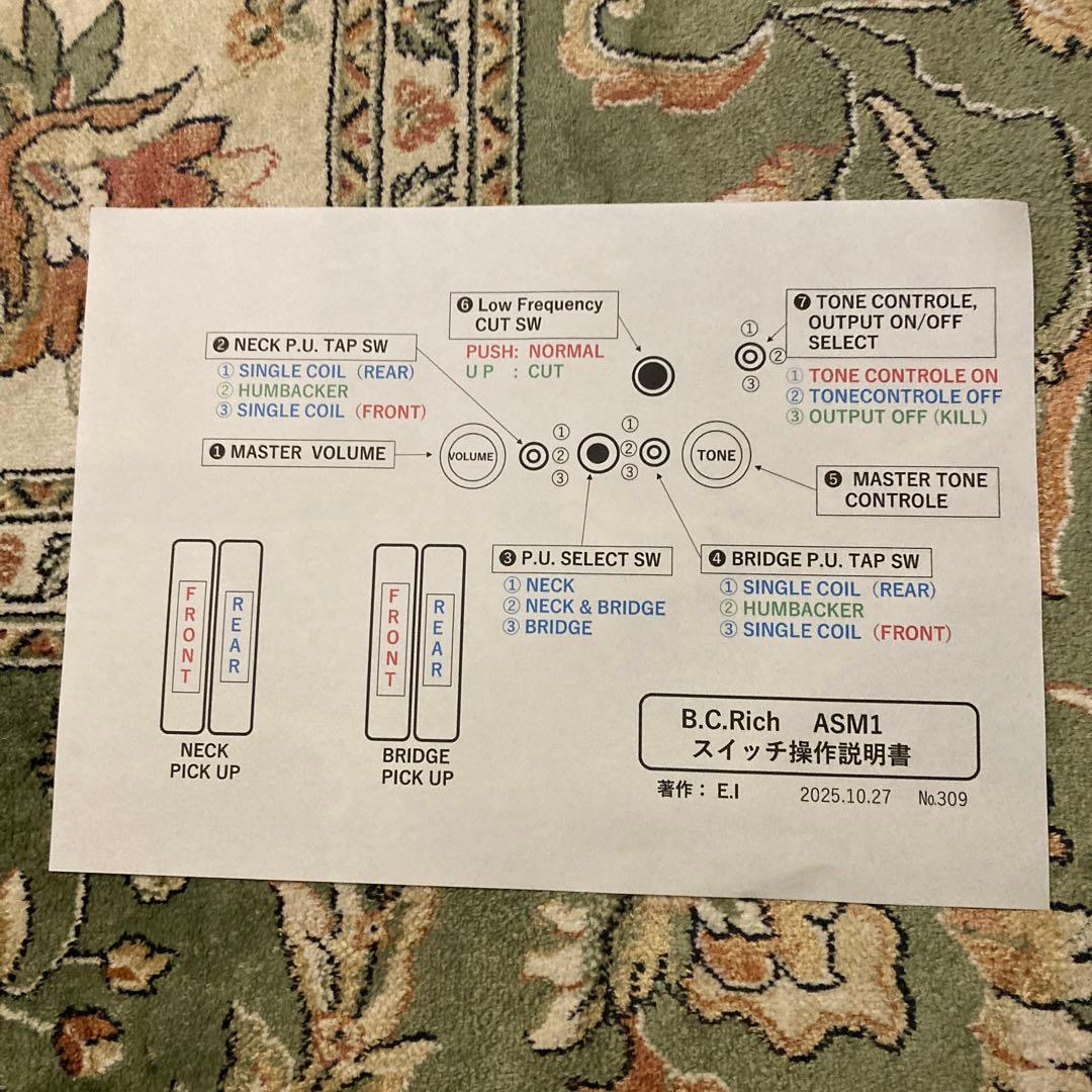 ☆モディファイして新たな機能を搭載　ポジションマークが珍しいB.C.Rich
