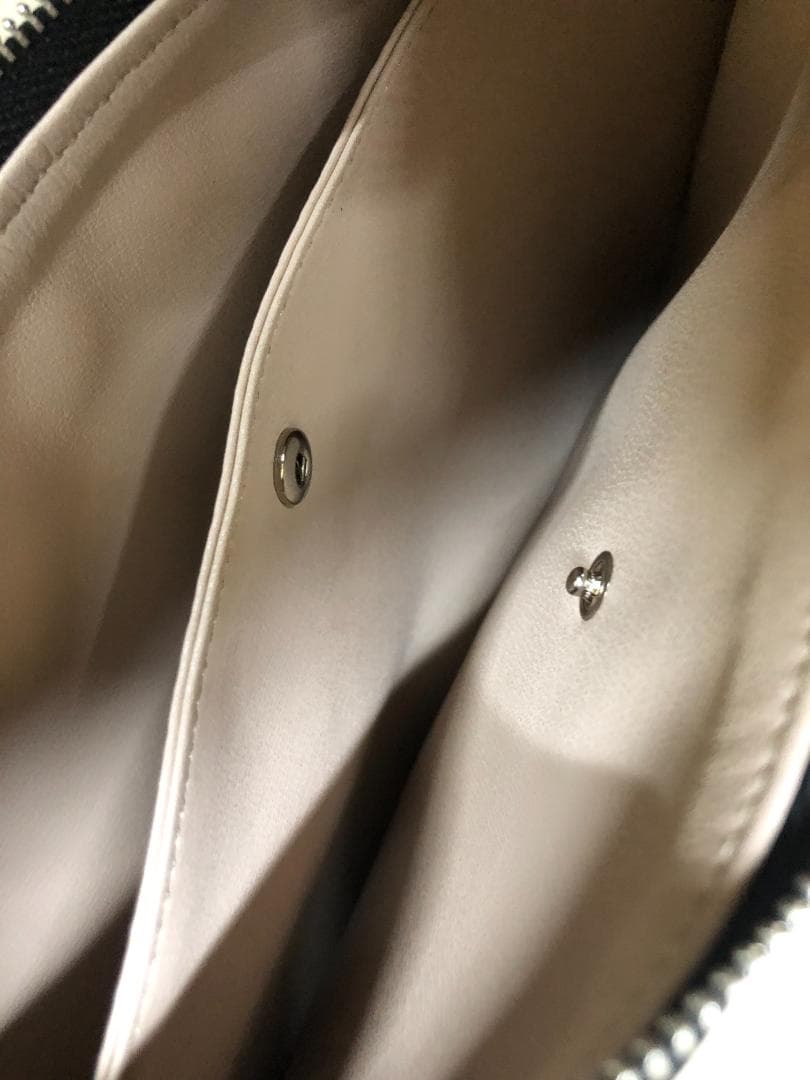 Aeta ブラックレザー ミニハンドバッグ Mサイズ