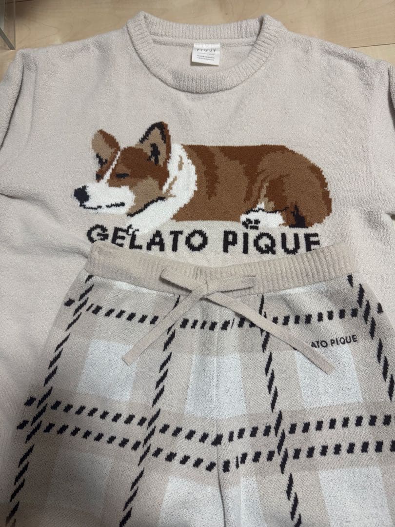 コーギー モチーフJQD ジェラートピケ