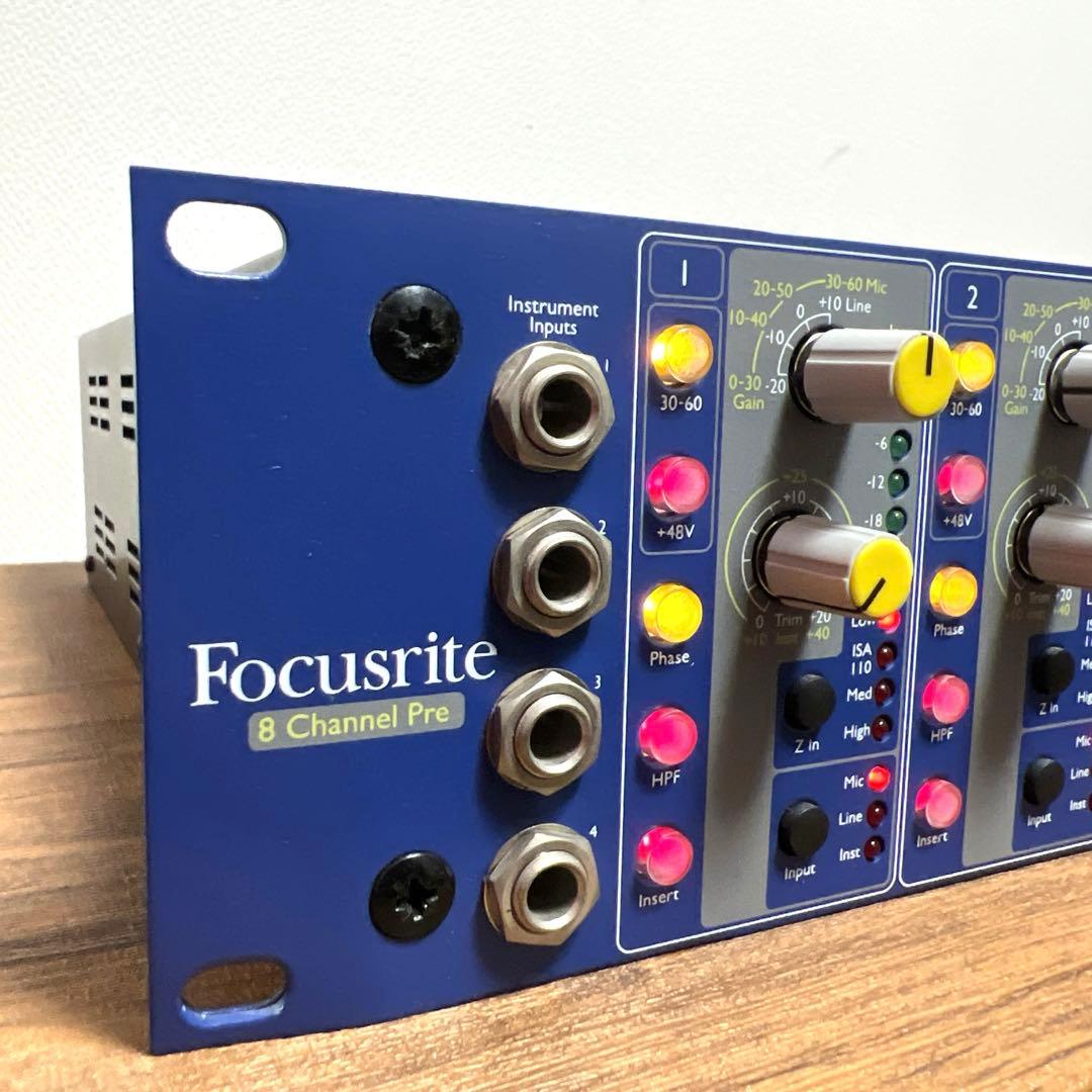 【希少！】focusrite ISA828 マイク プリアンプ フォーカスライト