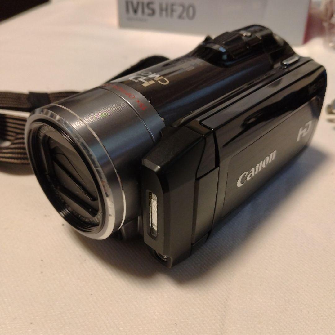 Canon iVIS HF20 ビデオカメラ 本体　動作確認済み　付属品完備
