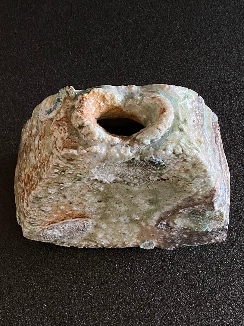 信楽焼 扁壺 花器 花瓶 井村侊生 #3204