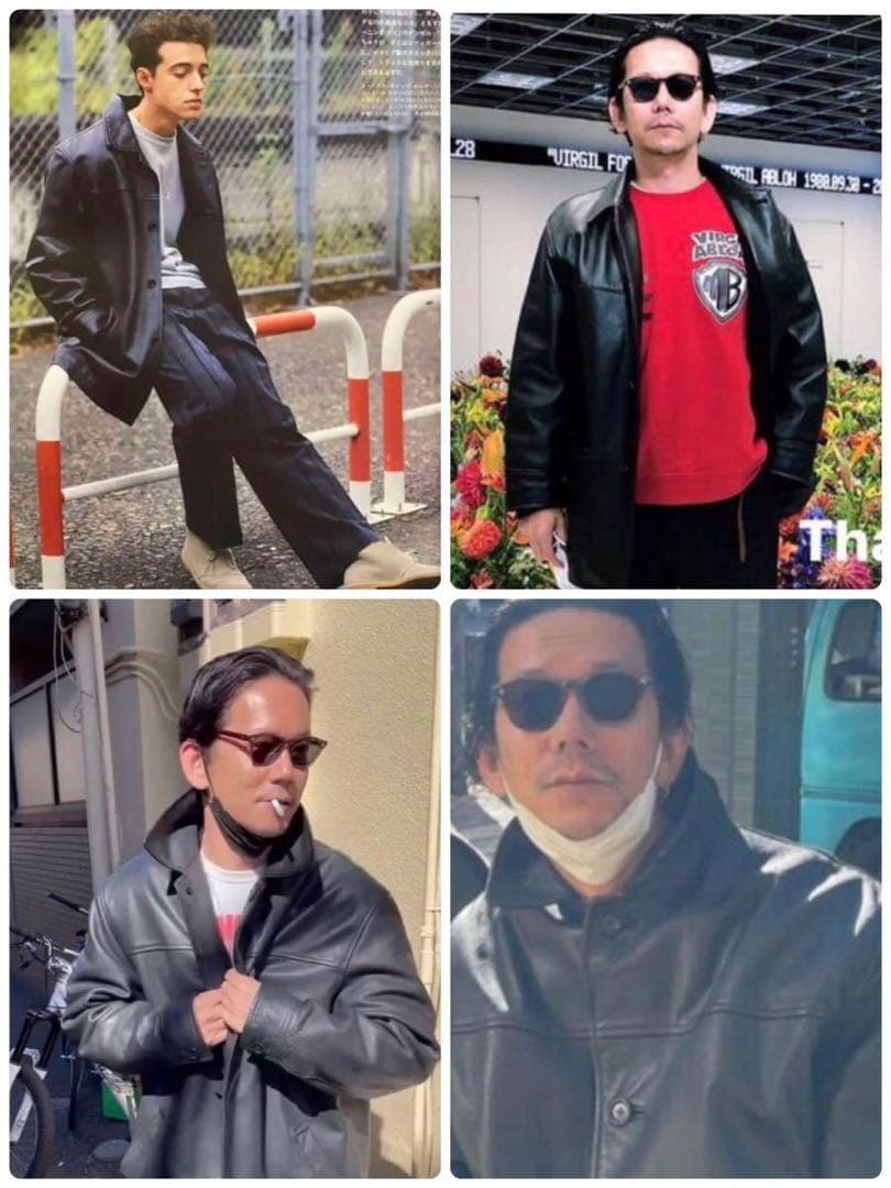 Old Gap レザーカーコート野村訓市氏着用同モデル