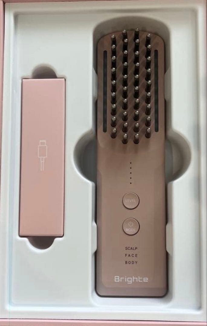 ❇︎新品未使用❇︎ ブライト エレキブラシ＋ ピンク BRT FSB180 美顔