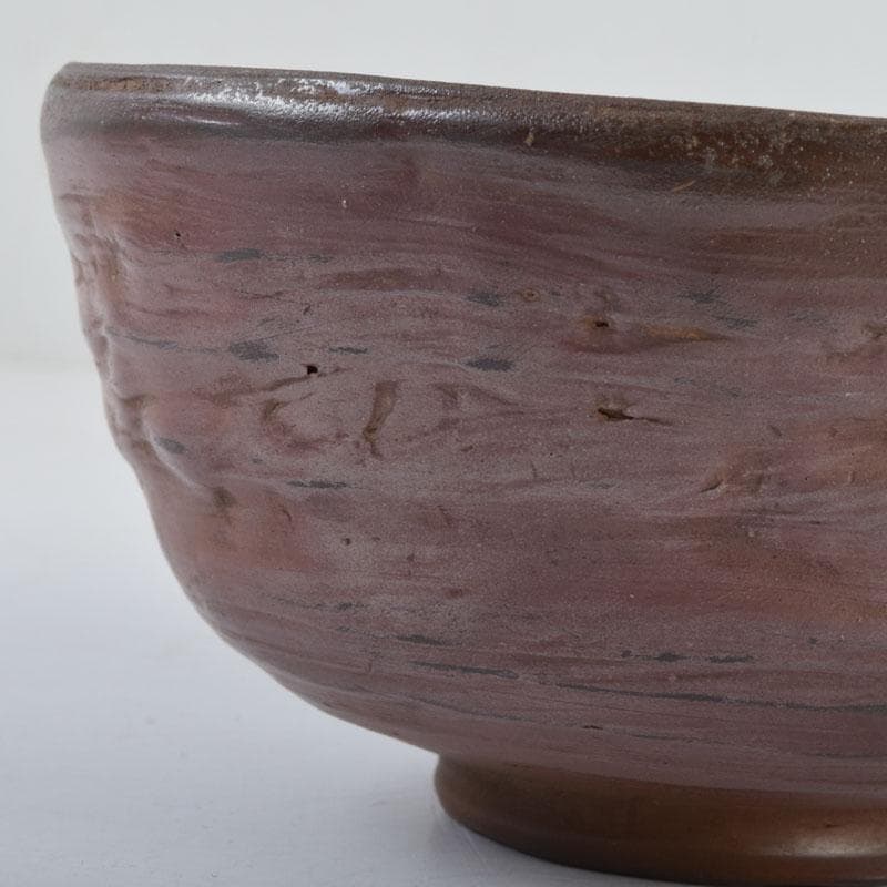 茶道具 常滑焼 滝田椿渓作 真焼 茶碗 時代箱 C 8714