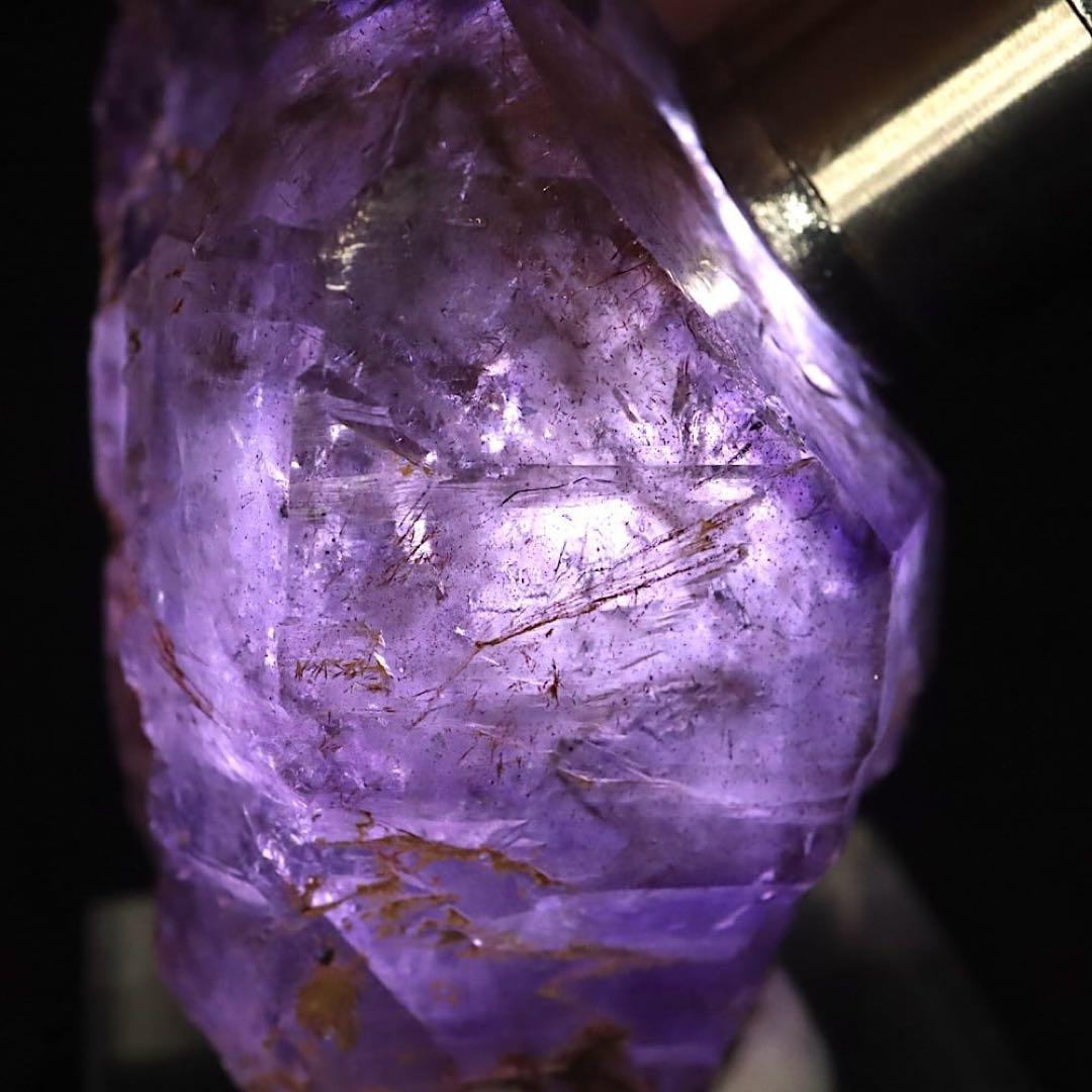 スーパーセブン セプター スモーキー アメジスト紫水晶 74.9g AMT254