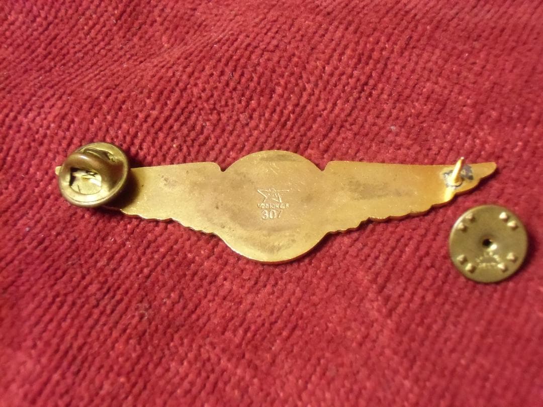 ★１９５０年代＊アメリカ軍＊海軍/海兵隊/沿岸警備隊＊エアクルーウィング章/実物