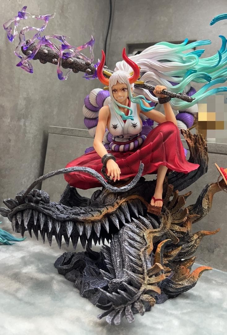 ワンピース ヤマト フィギュア ガレージキット 塗装済み完成品 popスケール