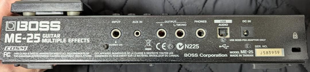 BOSS ME-25 マルチエフェクター 箱あり ACアダプター付き