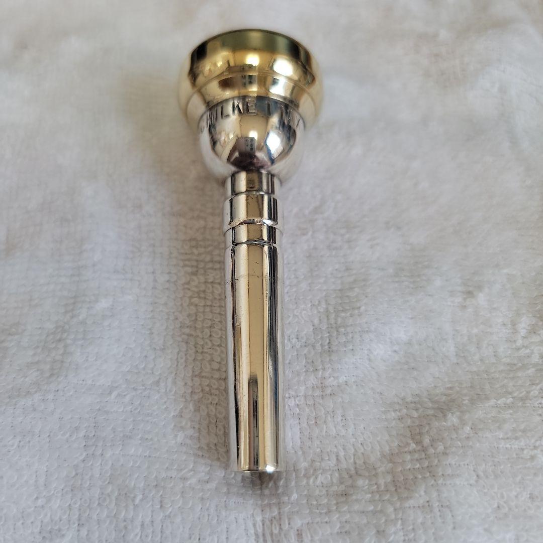 シルキー　ピッコロトランペット用マウスピース　11AX リム金メッキ